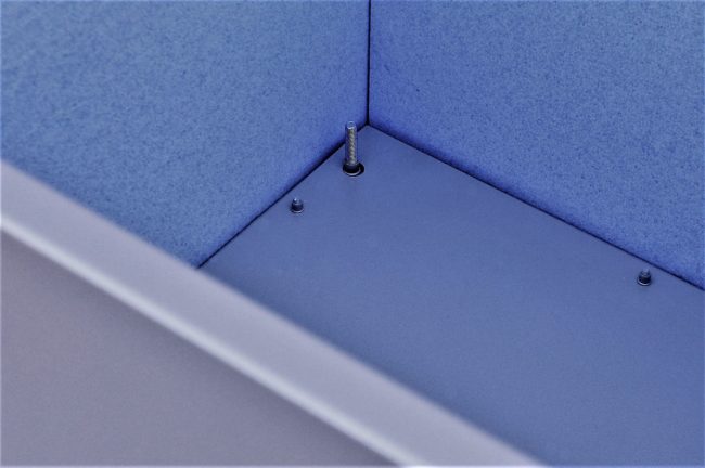 Fioriera con coibentazione interna