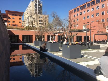 Fioriere quadrate in alluminio