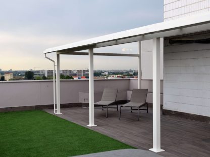pergolato su misura in alluminio