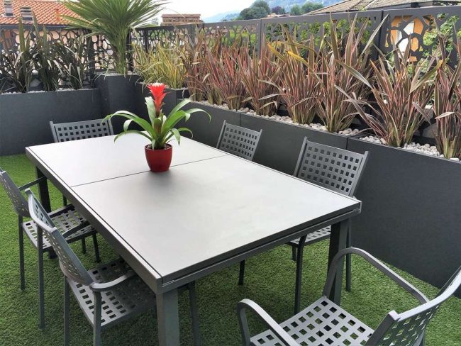 Fioriere Con Grigliato Verniciate