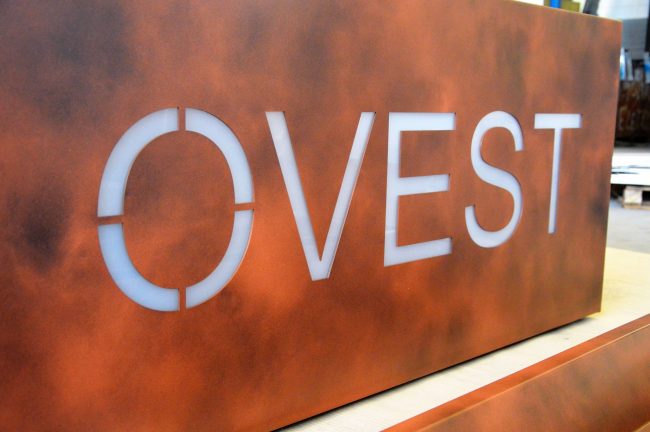 Fioriere Con Led in alluminio