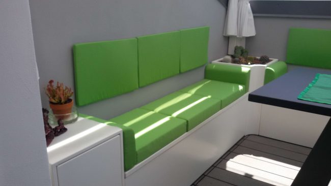 Panche E Arredi Su Misura per terrazzo