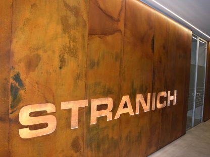 Rivestimento in cor-ten Stranich