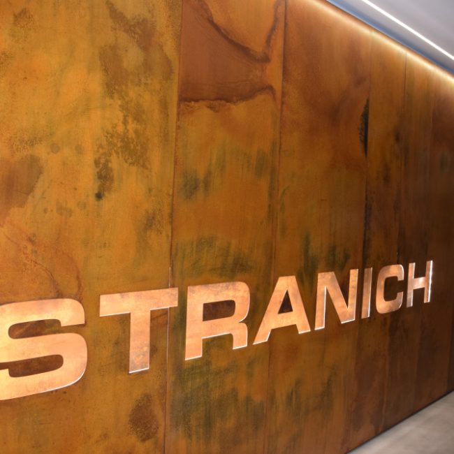 Rivestimento in cor-ten Stranich