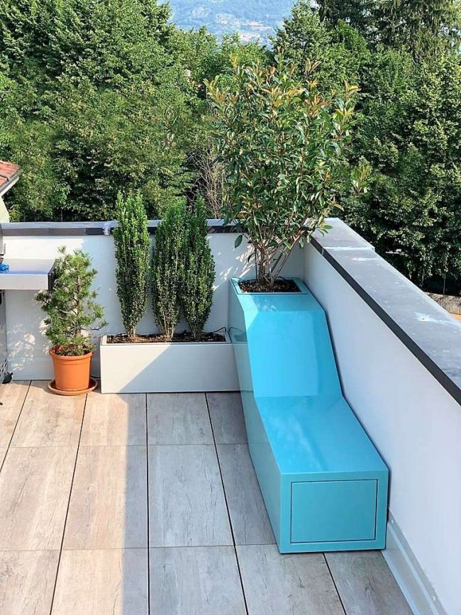 Aluminium -geformte Outdoor -Pflanzer