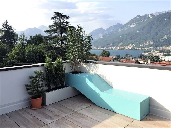 Aluminium -geformte Outdoor -Pflanzer