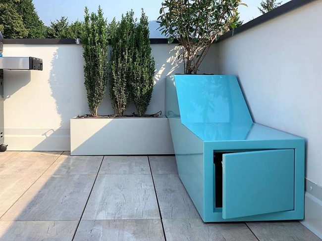 Aluminium -geformte Outdoor -Pflanzer