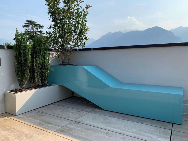 Aluminium -geformte Outdoor -Pflanzer