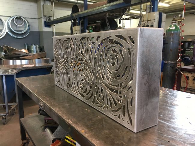 Copri Calorifero Alluminio Taglio Laser