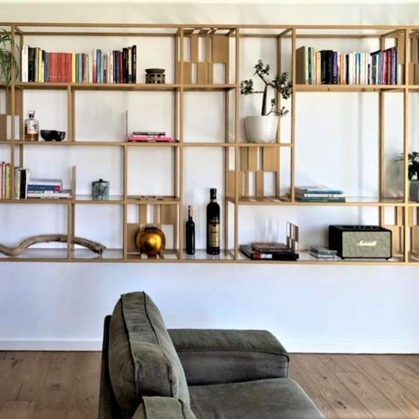 Libreria In Metallo Verniciata A Polvere