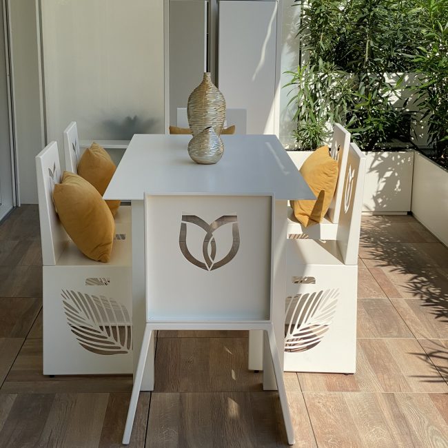 terrazza completa in alluminio