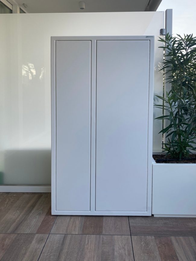 Armadio su misura in alluminio da esterno