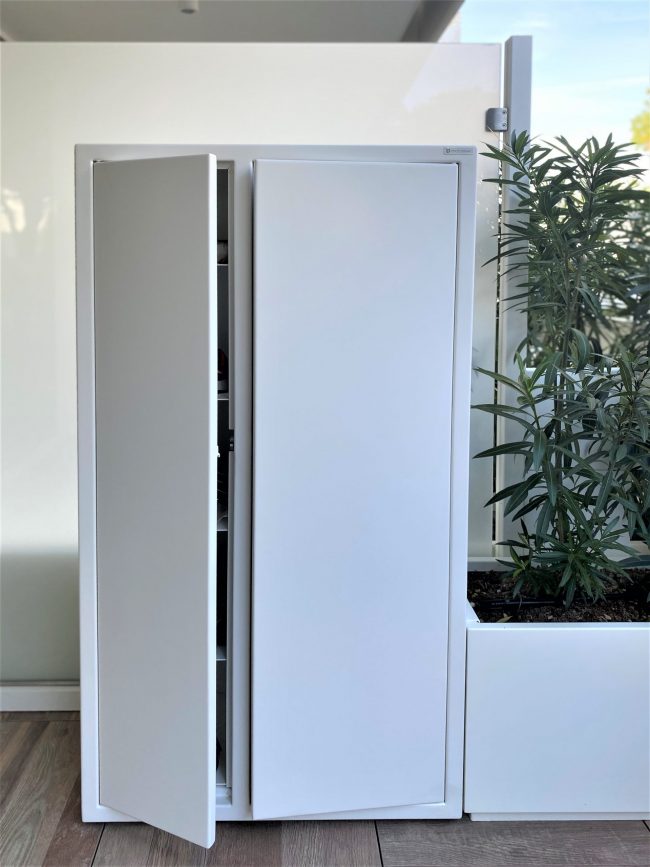 Armadio su misura in alluminio da esterno