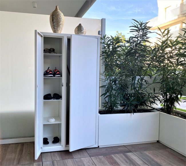 Armadi su misura in alluminio da esterno