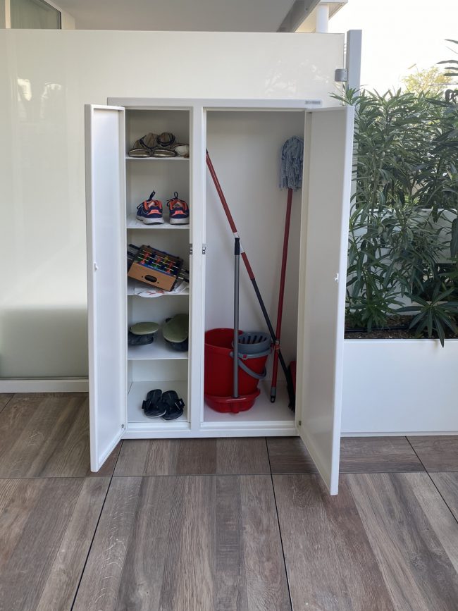 Armadio su misura in alluminio da esterno