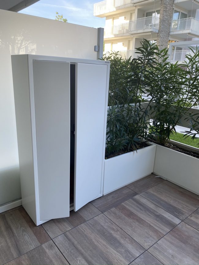 Armadio su misura in alluminio da esterno