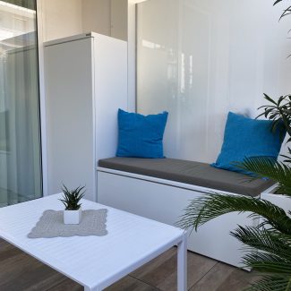 Panca con fioriere Su Misura Alluminio Martin Design