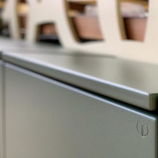 Panca contenitore in alluminio details