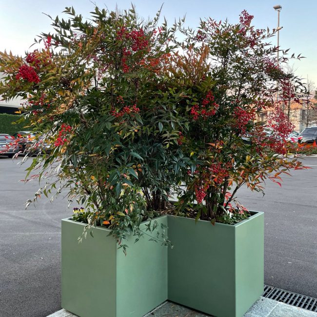 Fioriere separè in alluminio