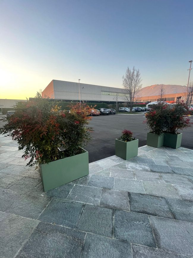 Fioriera Su Misura Alluminio